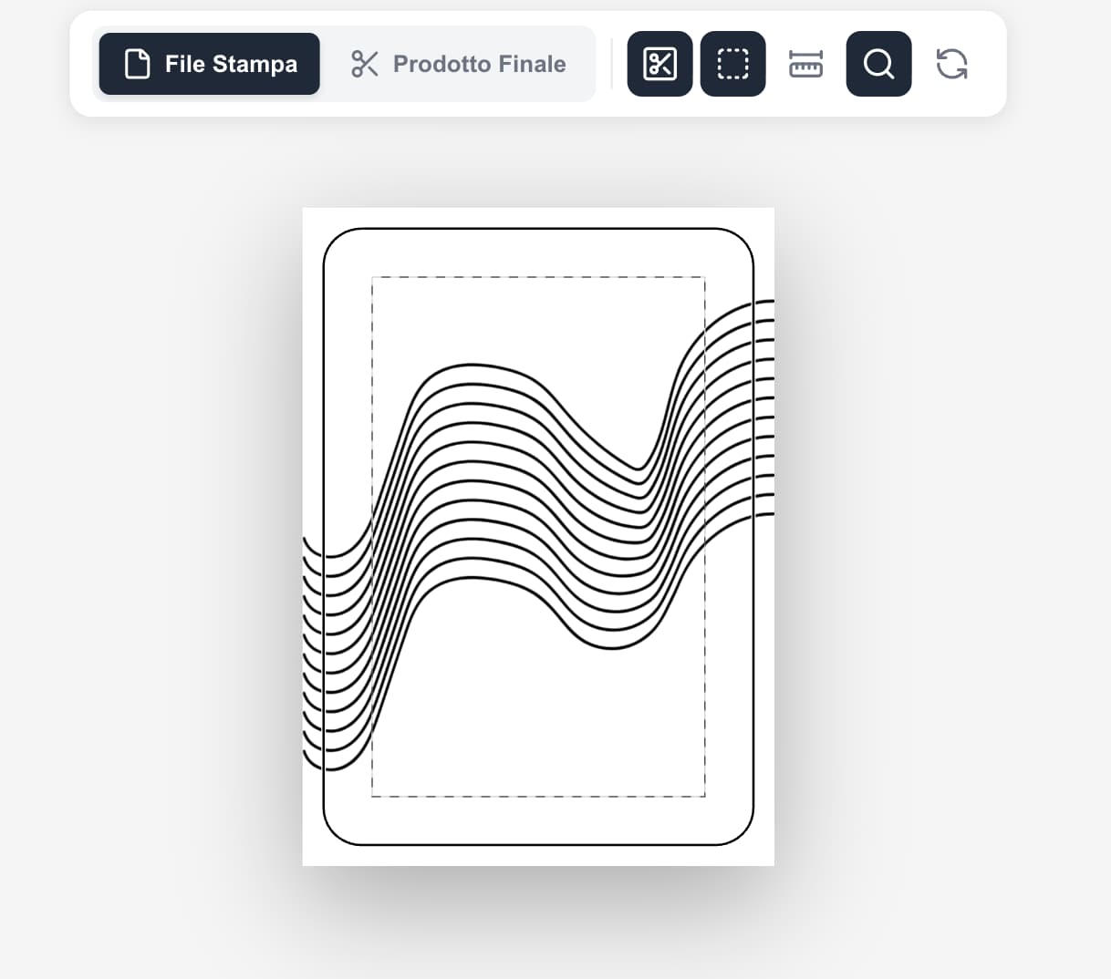Oggetti grafici con abbondanza corretta