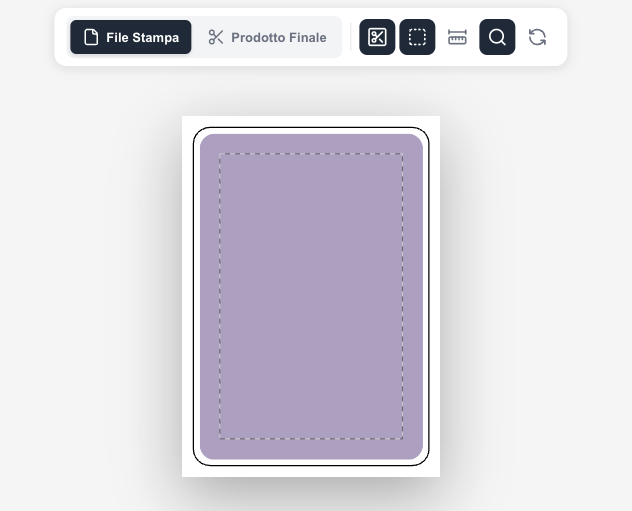 Oggetti grafici all'esterno dell'area di sicurezza