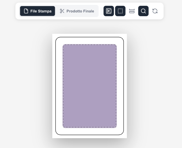 Oggetti grafici all'interno dell'area di sicurezza